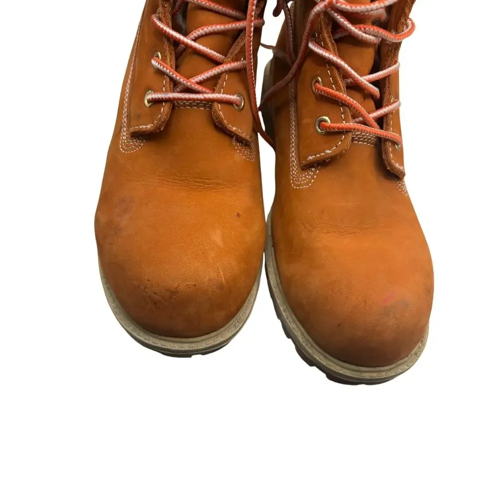 Life Outdoors Brown Leather Faux Fur Lace Up Winter Boots Women’s 7.5 Winter